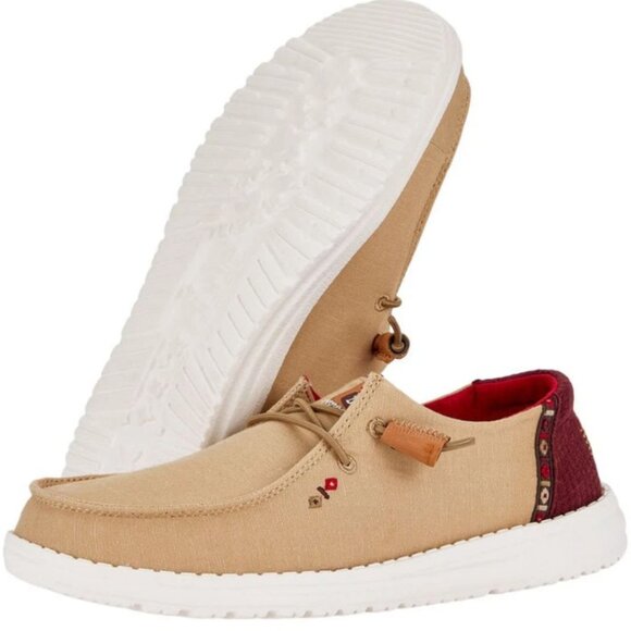 Hey dude Women's Wendy Chambray Boho Canvas Shoes - Picture 2 of 6